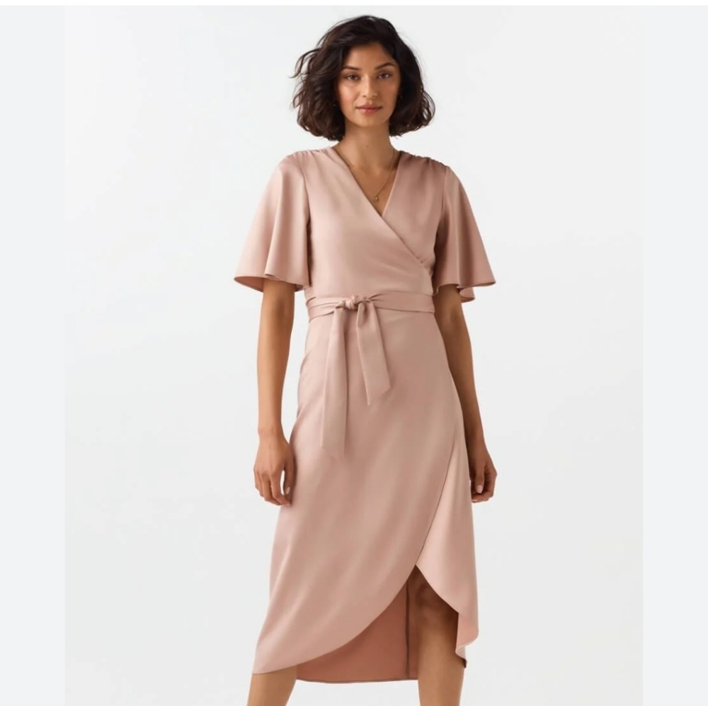 Vetta Wrap Dress Blush Part Only!